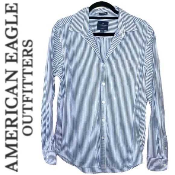 AMERICAN EAGLE OUTFITTERS CLASSIC FIT SERIOUSLY SOFT SHIRT - Picture 1 of 5